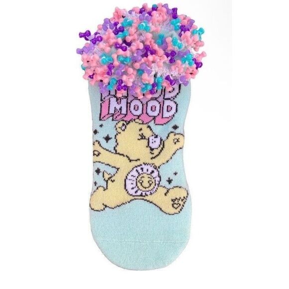 🎀2/$20🎀 Care bear 90’s Inspired Beaded Ankle Socks- Shoe Size 4-10 Women’s - Picture 1 of 2